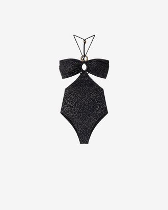 Isabel Marant Maillot De Bain Idoya - Femme - Noir Et Dor&eacute; - Taille 34 - Isabel Marant