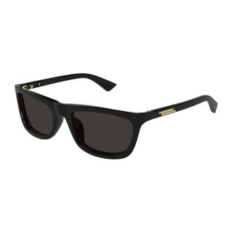 Bottega Veneta BV1328SA001 Acetate Frame Sunglasses - Black
