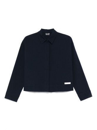 Emporio Armani gestreiftes Baumwollhemd