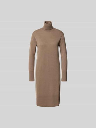 Joseph Joseph Kaschmirkleid mit Rollkragen in Beige, Gr&ouml;&szlig;e M