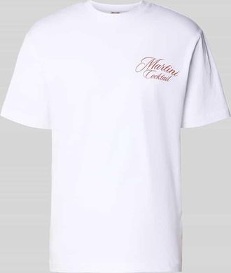 Only & Sons Regular Fit T-Shirt aus reiner Baumwolle Modell FRED in Weiss, Gr&ouml;&szlig;e XXL