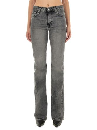Haikure Grey Flared Mid Rise Jeans