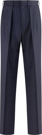 Tom Ford Blue Wool Dress Pants