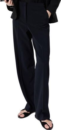 Gerard Darel Alycia Straight Leg Pants in Navy Blue at Nordstrom, Size 10