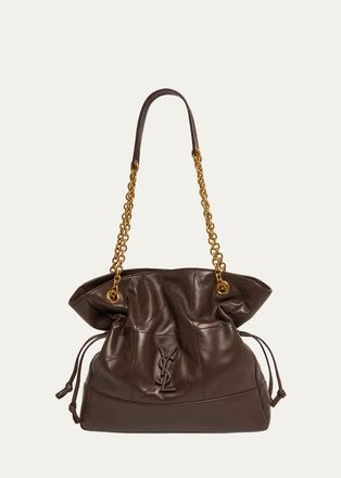 Saint Laurent Jamie Logo Leather Shoulder Bag