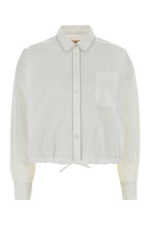 Marni White Relaxed Solid Shirt