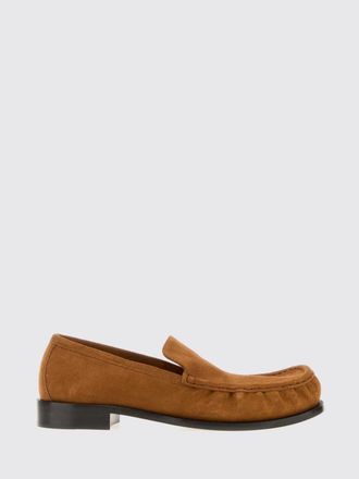 Dries Van Noten Suede Loafers with Round Toe and Leather Sole
