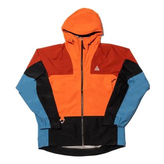 Nike Storm-FIT ADV ACG Contrast Color Stitching Zipper Hooded Long Sleeves Jacket Mens Colorblock DB3559-817