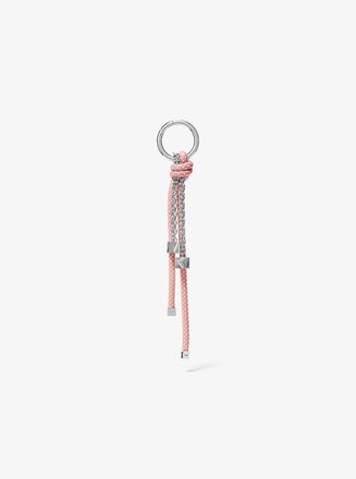 Michael Kors Silver-Tone and Speckled Cord Bag Charm
