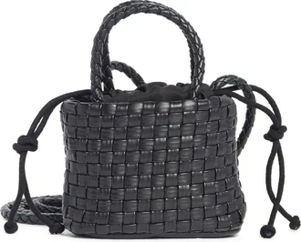 Urban Expression Mini Woven Crossbody Bag in Black at Nordstrom Rack