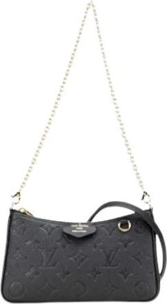 Louis Vuitton Pre-owned Cross Body Bags, female, Black, Size: ONE SIZE Pre-owned Leather Cross Body Bag