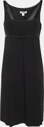 Moschino Cheap And Chic Black Crepe Sleeveless Mini Dress