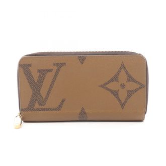 Louis Vuitton Brown Coated Canvas Long Wallet (Bi-Fold) (Pre-Owned)