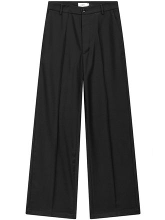 Barena Wide-Leg Trousers with High Waist and Pleated Detail