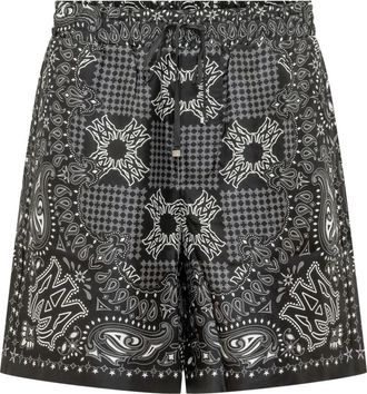 Amiri Korte Broeken, Heren, Zwart, L, Shorts