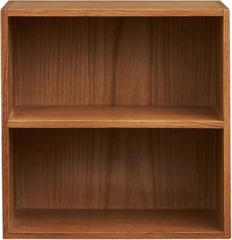 Moloo mural con 2 nichos en roble macizo 30x30 cm