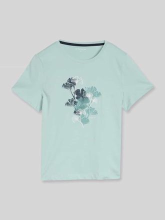Tom Tailor Regular Fit T-Shirt aus reiner Baumwolle in Mint, Gr&ouml;&szlig;e XXXL