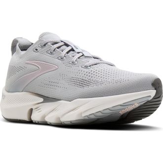 Brooks Glycerin Flex Running Sneaker in Harbor Mist/poppy Seed/pink at Nordstrom, Size 11.5