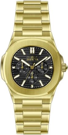 Invicta Speedway Bold Sport Ronde Horloge - Heren - Horloges - Geel - ONE Size - Accessoires