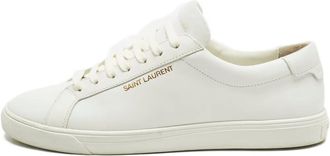 Saint Laurent Sneakers Andy in pelle - Bianco
