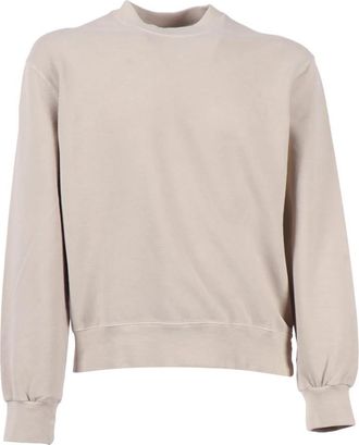Circolo 1901 Felpa G. Dyed - Heren - Sweatshirts - Beige - S - Katoen - Hoodies & sweatvesten