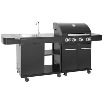 COOK IN GARDEN Cookin Garden - Cocina Exterior Modular Fyra - 4 Quemadores