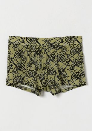 Vivienne Westwood Cotton Trunks with Elasticated Waistband and Orb Logo