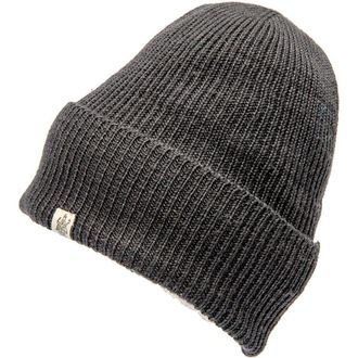 Nirvanna Designs Troubadour Rib Fold Beanie in Charcoal at Nordstrom, Size Medium