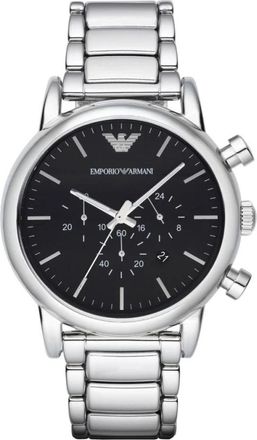 Emporio Armani Luigi Chronograph Horloge - Heren - Horloges - Grijs - ONE Size - Accessoires