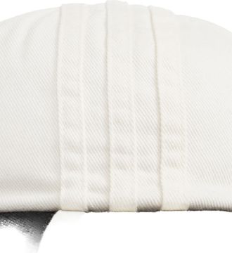 Yohji Yamamoto KT3211 Striped Logo Baseball Cap - White