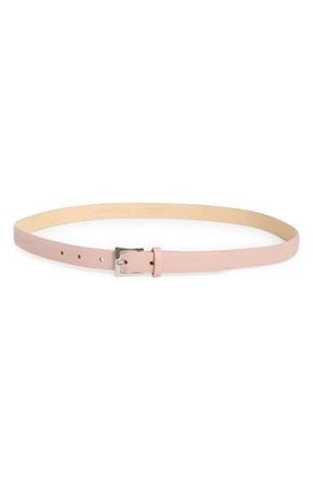 Longchamp Leather Belt in Powder Pink at Nordstrom Rack