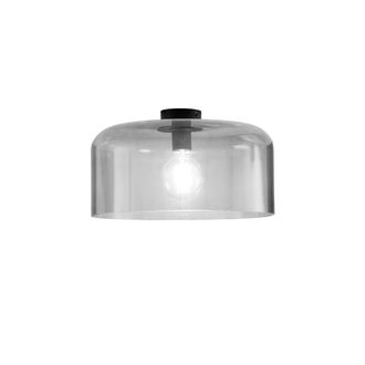 Luce-Ambiente-Design Gibus Ceiling Light in Grey Glass 40 Cm. &oslash;