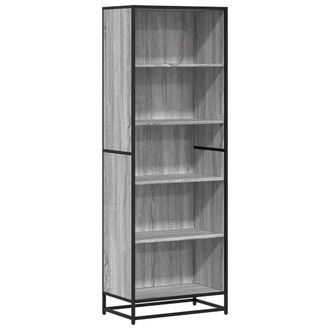 Berkfield Home Bookcase Grey Sonoma 60x35x170.5 cm Engineered Wood
