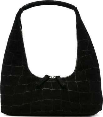 Marge Sherwood Borsa tote con effetto coccodrillo - Nero