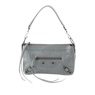 Balenciaga Pre-owned Satchel - Dames - Vintage Schoudertas - Grijs - ONE Size - Leer - Vintage