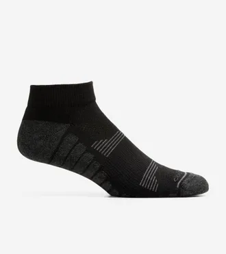 Cole Haan Mens Performance Quarter Socks - Black