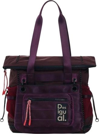 Desigual Back Tannith Voyager - Dames - Shoppers - Paars - ONE Size - Tassen