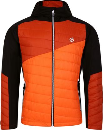 Dare 2B Dare 2B Heren Touring Contrast Paneel Hybride Jas (Puffins Sinaasappel/Rooibosthee)
