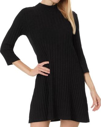Michael Stars Mirabelle Elbow Sleeve Dress In Java