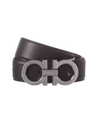 Ferragamo Ferragamo Gancini Reversible & Adjustable Leather Belt