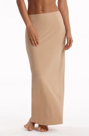 Commando Classic Maxi Slip Skirt in Beige at Nordstrom, Size X-Small