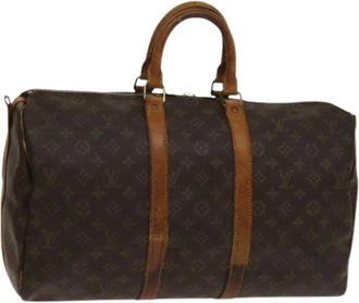 Louis Vuitton Pre-owned Weekend Bags, female, Brown, Size: ONE SIZE Pre-owned Boston Bag