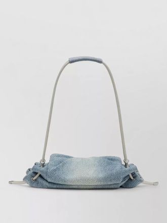 Diesel scrunch-d small denim bucket bag