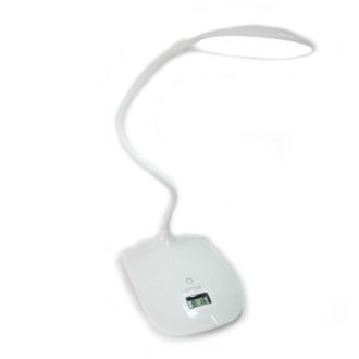 OEM Lampe De Table - 8 Led Rechargeable - Tube Flexible - Horloge Numerique - 35 Cm - 1 Unidad