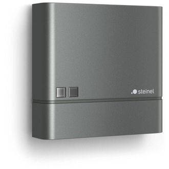 Steinel NightmatIQ Sensore crepuscolare antracite, interruttore crepuscolare per esterni, sensore di luce per illuminazione esterna, IP54, 230 V