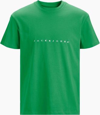Jack & Jones Jack & Jones Mens Regular Fit Crew Neck Short Sleeve T-Shirt - Green - Size: 38