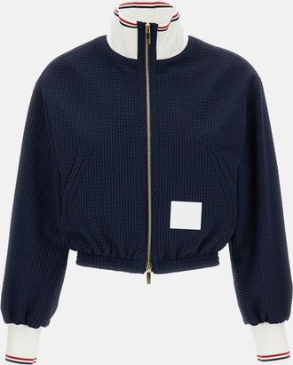 Thom Browne Giacca Corta Con Zip