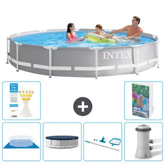 Intex Piscina Prism Frame Redonda - 366x76 Cm - 7-piezas S51