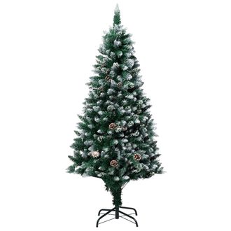 vidaXL &Aacute;rbol De Navidad Artificial Con Pi&ntilde;as Y Nieve Blanca 150 Cm Vidaxl