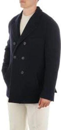 Eleventy Jassen, Heren, Blauw, 2Xl, Coat